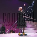 15-01-2004 Trudy Labij at Fulco Theater in Ijsselstein, on behalf of tour -La Bij,  Ik voel mij goed-, by order of impresariaat Jacques Senf. Januari 15, 2005 

[keywords]Live Performance, Shoes[/keywords]